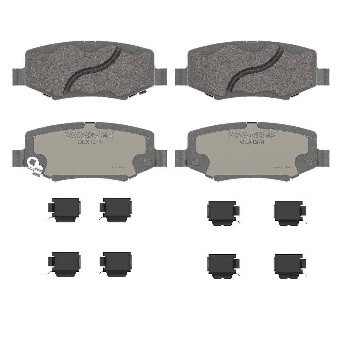 OEX1274 – WAGNER BRAKE Brake Pad, OE Replacement Premium Low-Copper Ceramic
